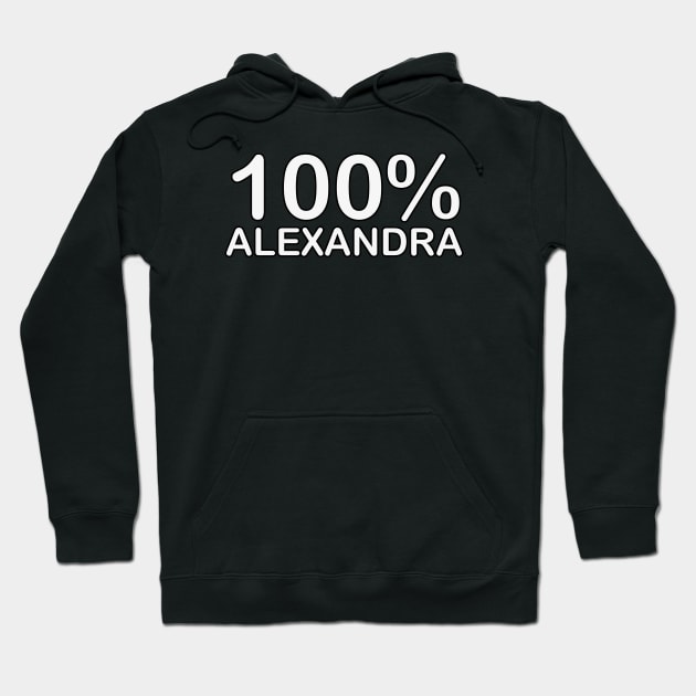 Alexandra name couples gifts for boyfriend and girlfriend matching. Hoodie by BlackCricketdesign